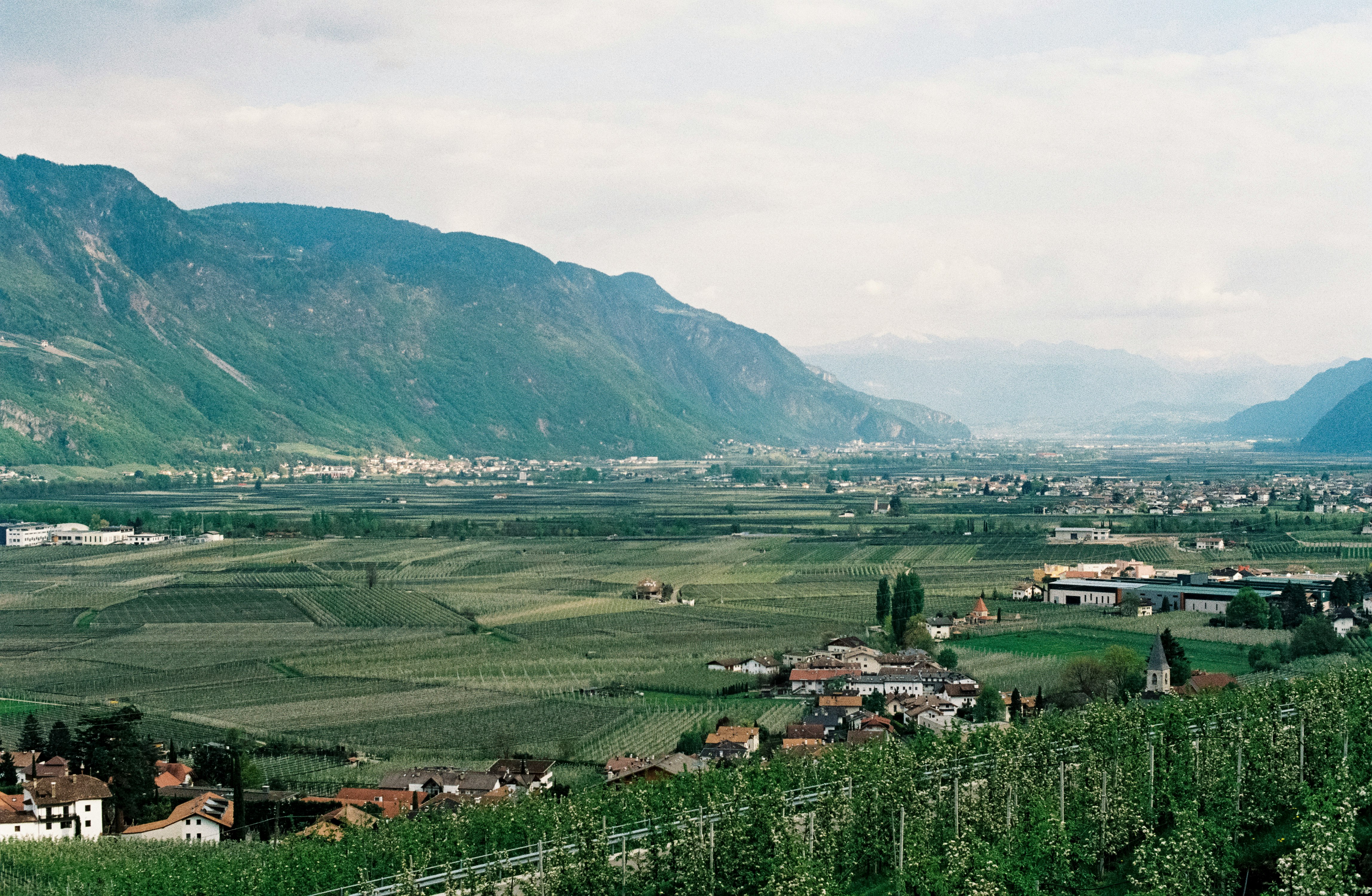 landscape photo of green mountains